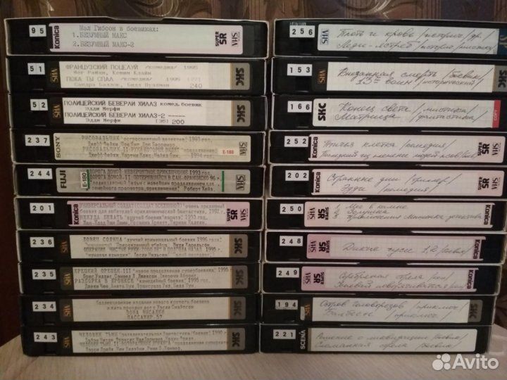 Оцифровка видеокассет VHS, VHS-c, mini-DV, 8 mm