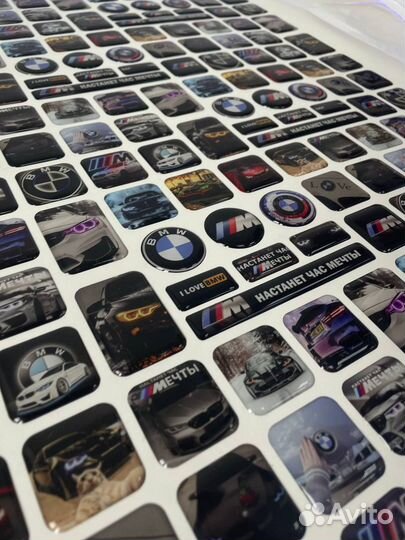 Глянцевые 3д-наклейки любой формы опт