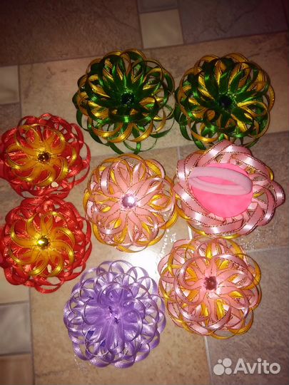 Украшения для волос (Банты на резинке)