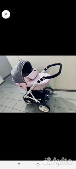 Коляска 2 в 1 эко кожа