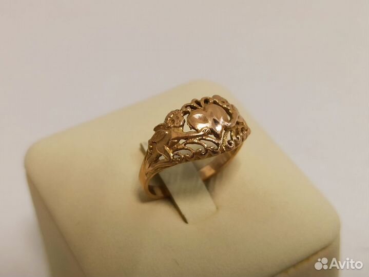 Кольцо 2.82гр, р-р17.5 заводское с пробой S