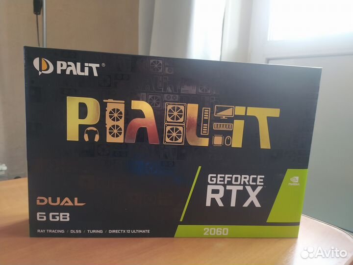 Видеокарта Palit GeForce RTX 2060 Dual 6GB