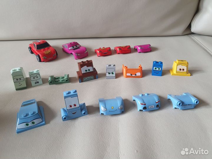Lego машинки из мультфильма Тачки
