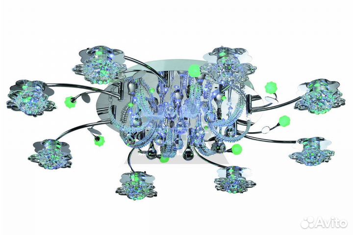 Люстра с пультом новая