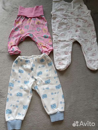 Вещи пакетом на новорождённую девочку