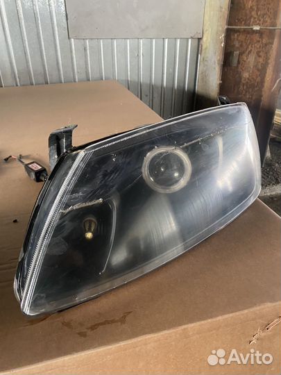 Фары Granta ангельские глазки синие