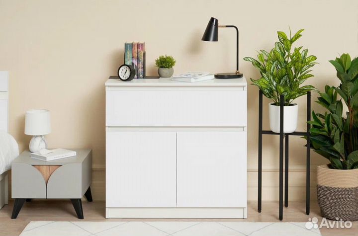 Комод белый глянец