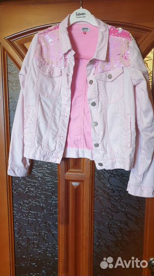 Куртка джинсовая для девочки 158