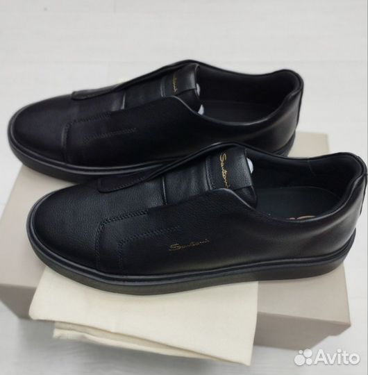 Кеды мужские Santoni, кожа натуральная