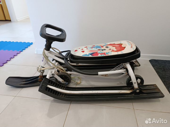 Снегокат с колесами