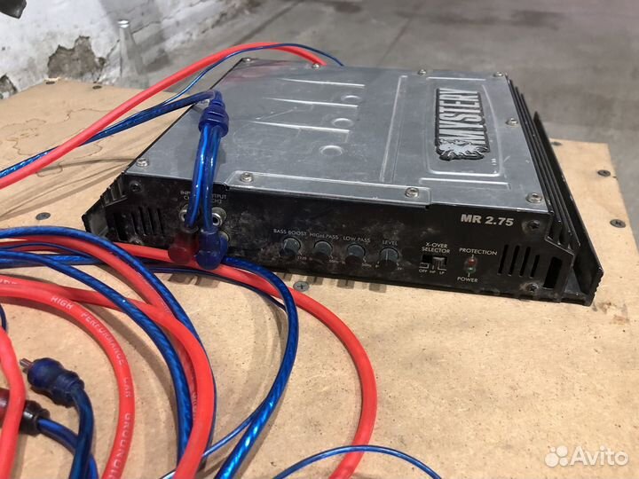 Сабвуфер и усилитель