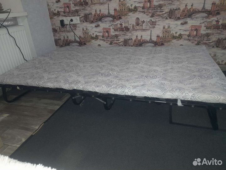 Раскладушка с матрасом бу