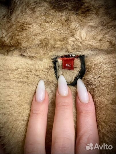 Дубленка женская длинная 42 размер