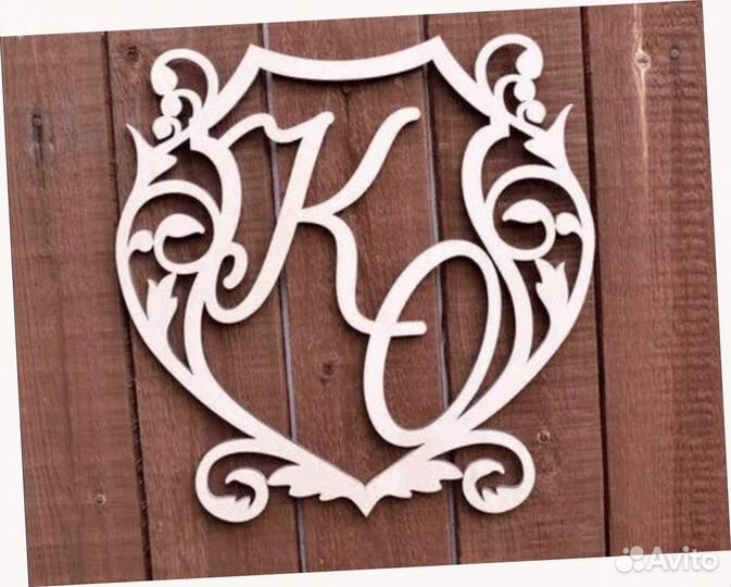 Монограмма на свадьбу (разные размеры)