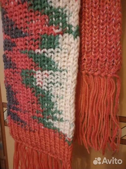 Теплый шарф, 2.4м-длина