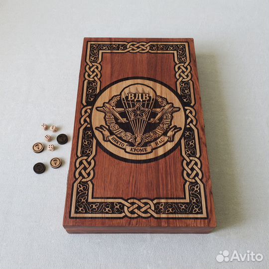 Нарды вдв ручной работы из дуба