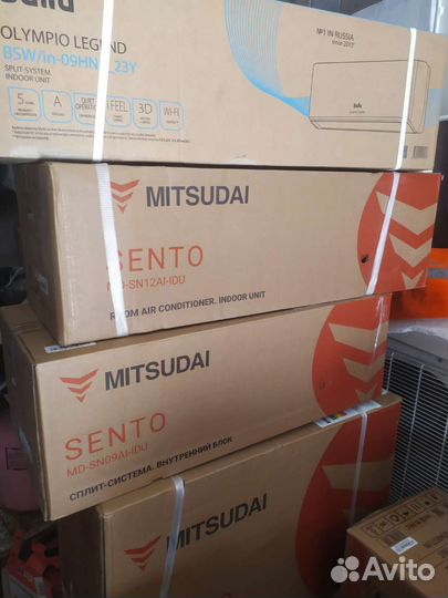 Сплит система до 35м /кв новая