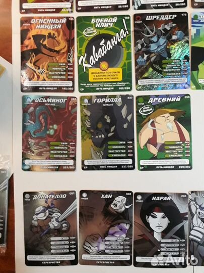 Карточки Черепашки ниндзя: Путь ниндзя, Воины тени