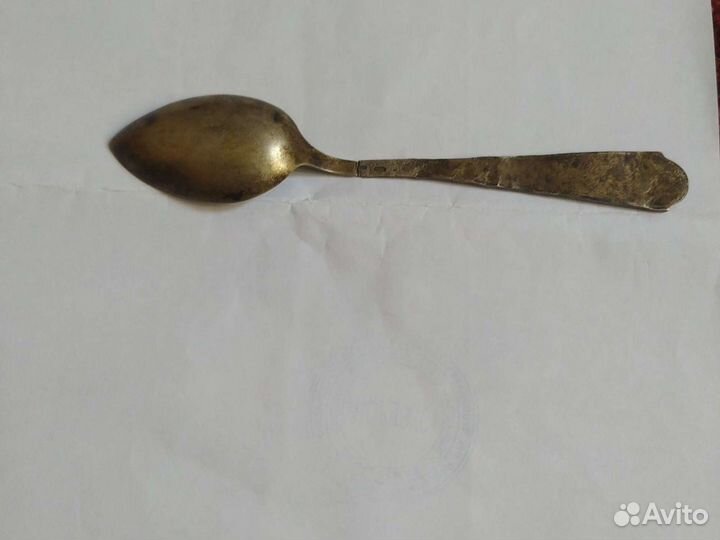 Чайная ложка из серебра пробы 875