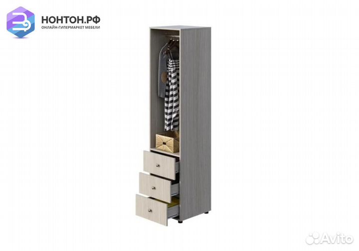 Пенал комбинированный Мийа-3А ясень шимо светлый