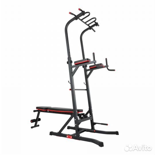 Турник-пресс-брусья со скамьей unix Fit