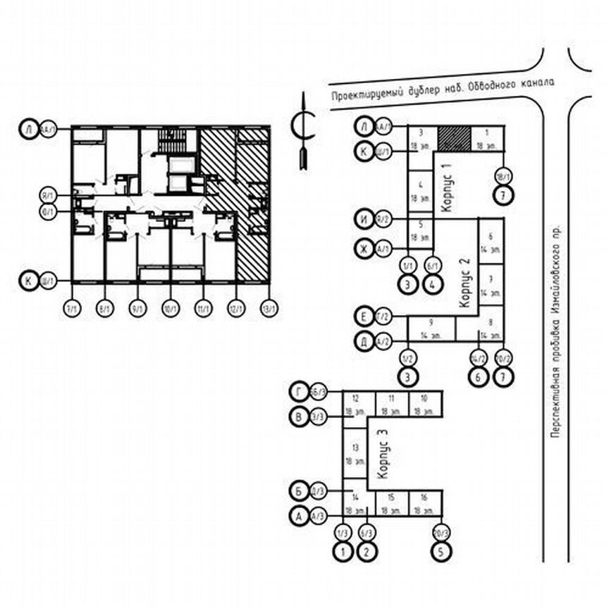 2-к. квартира, 68,7 м², 6/18 эт.
