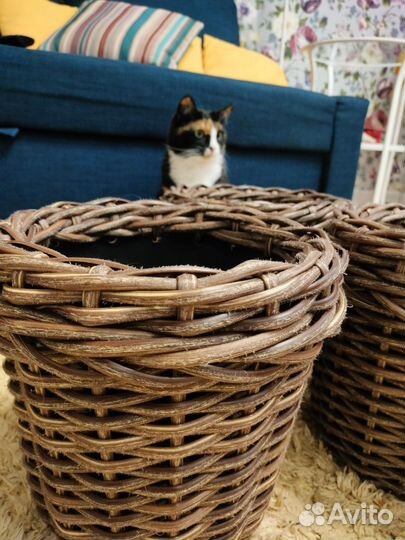 Корзина из ротанга