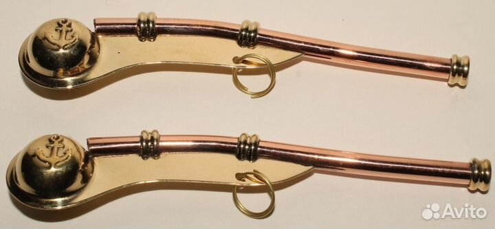 Боцманский Свисток, Дудка. Латунь. Ретро. Морской