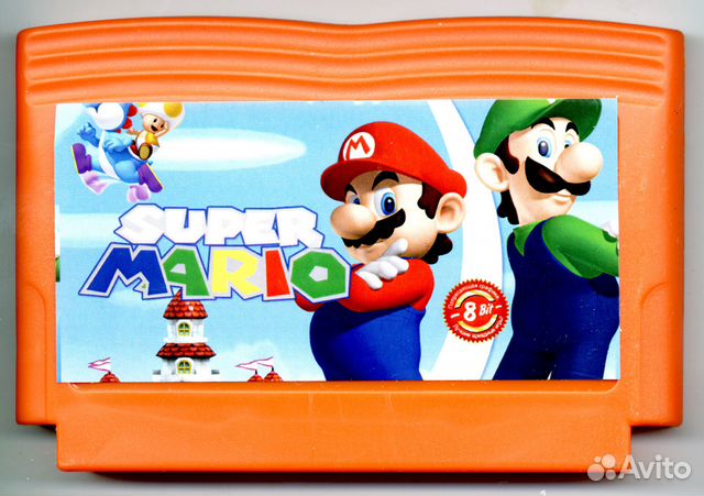 8-бит картридж для Dendy: Super Mario Bros. 