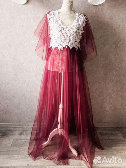 Будуарный халат на прокат