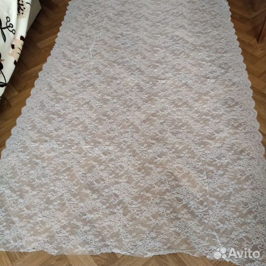 Отрезы ткани СССР. Гипюр, трикотаж, шерсть