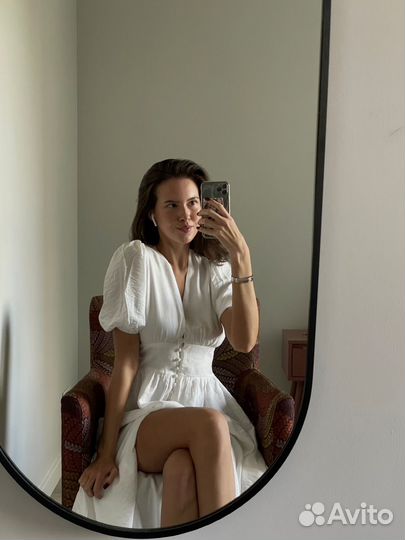 Платье льняное maxi