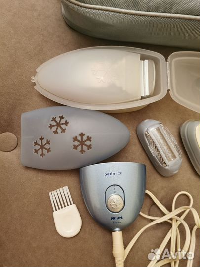 Эпилятор philips satin ICE (электрический)