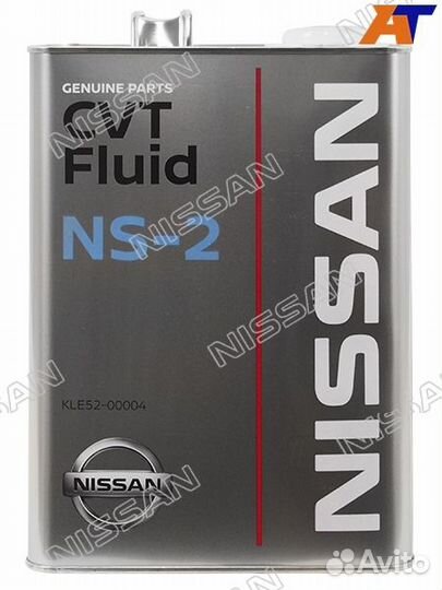 Масло трансмиссионное nissan CVT AT-matic NS-2 4Л