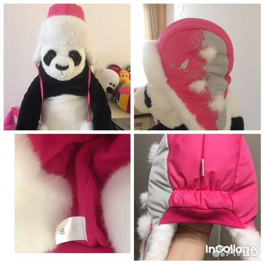 Шапка зимняя для девочки новая 50