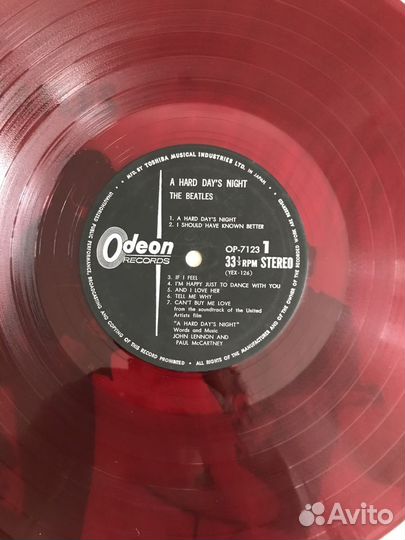 THE beatles A Hard Day's Nights 1st press japan NM