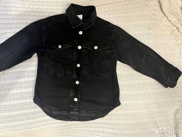 Джинсовая куртка zara 140