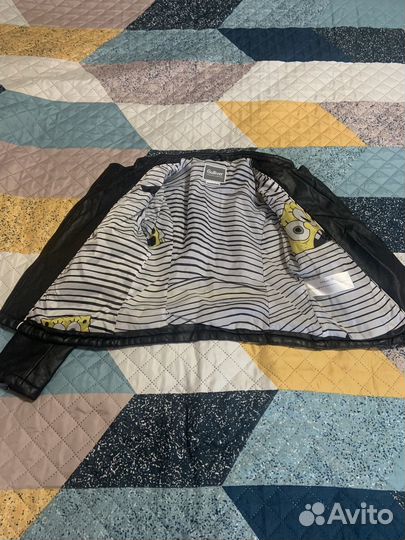 Кожаная куртка детская 