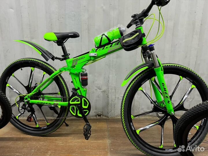 Велоипед 27.5 литые диски,двухподвес,складной,21 S