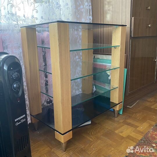 Стол, Стеклянная тумба