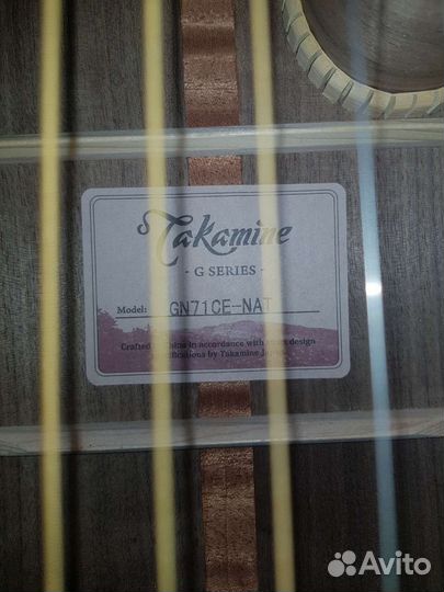 Электроакустическая гитара Takamine gn71ce-NAT