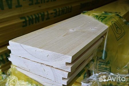 Доска пола сосна, 28х90-145 мм, сорт ав