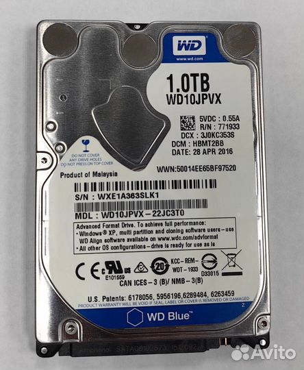 Жесткие диски 2.5