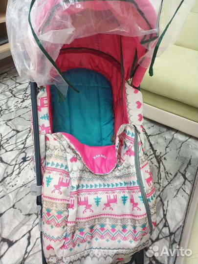 Коляска санки в отличном состоянии