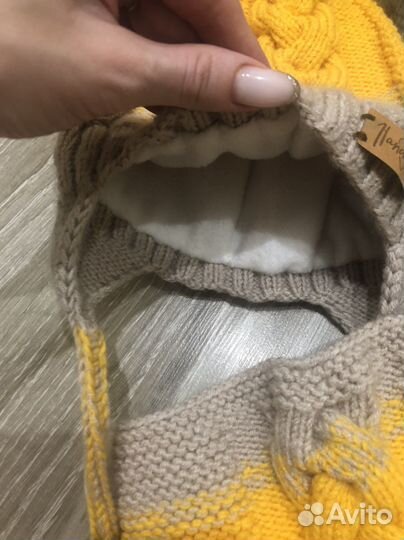 Шапочка и снуд ручной работы