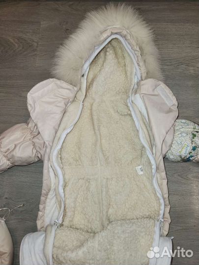 Зимний комбинезон трансформер (0-2 года)