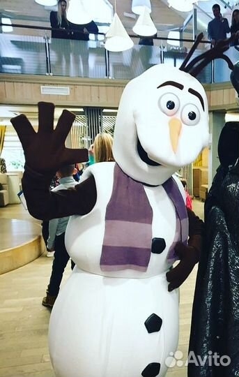 Костюм Снеговик для аниматора ростовая кукла