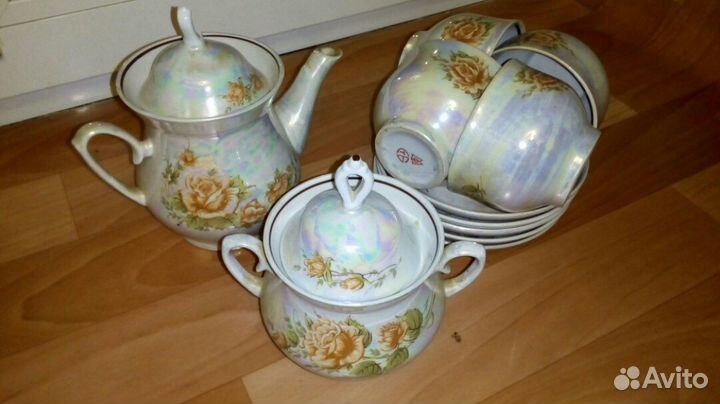 Сервиз чайный перламутр