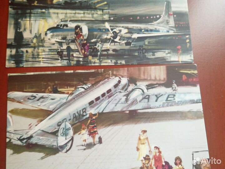 Открытки, между 72 и 85 г. г.польские, 7 шт