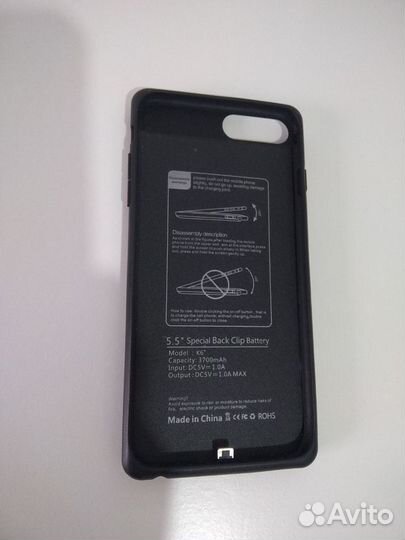 Чехол-аккумулятор iPhone BackClip Battery 3700mAh